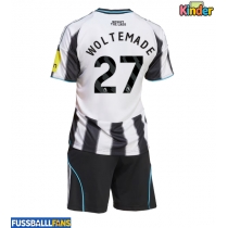 Newcastle United Nick Woltemade #27 Heimtrikotsatz Kinder 2025-26 Kurzarm (+ Kurze Hosen)